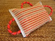 Dog bite pad made of jute with 3 handles- for dog training
