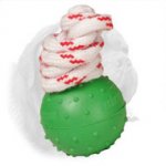 Dotted Surface Solid Rubber Dogue de Bordeaux Toy for Water Training and Playing - Small