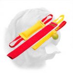 Splendid Dogue de Bordeaux Set of French Linen Bite Tugs