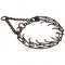 Strong Herm Sprenger Dogue de Bordeaux Pinch Prong Collar of Black Stainless Steel - 2.25 mm (1/11 inch)