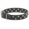 "Galaxy Pyramids﻿" Leather Dogue de Bordeaux Collar