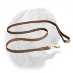 Leather Stitched Dogue de Bordeaux Leash