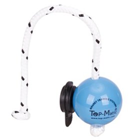 Training Dog Ball on Nylon Rope with a Kit of Black Magnets