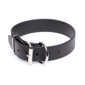Extra Wide Black Biothane Dogue de Bordeaux Collar