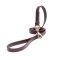 Brown Waterproof Dogue de Bordeaux Leash Made of Biothane