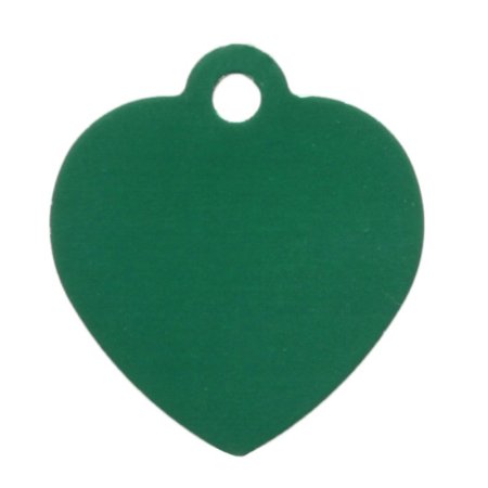 Heart Shaped Personalized Engraving ID tag