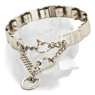 Dogue de Bordeaux Stainless Steel Neck Tech Prong Collar for Superb Control - 50155 010 (55) 19 inch (48 cm)