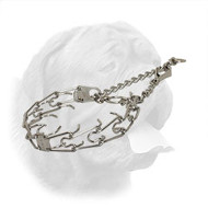 Staggering Dogue De Bordeaux Chrome-Plated Steel Pinch Prong Collar - 50136 (02) 1/11 inch (2.25 mm)