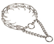 Best Pinch Prong Dogue de Bordeaux Collar of Chrome Plated Steel - 50045 02 1/6 inch (3.99 mm)