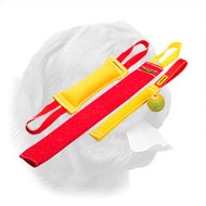 Splendid Dogue de Bordeaux Set of French Linen Bite Tugs