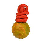 2 3/4 inch (7 cm) Solid Rubber Dogue de Bordeaux Training Ball on String - Large 2 3/4 inch (7 cm) Solid Rubber Dogue de Bordeaux Training Ball on String - Large