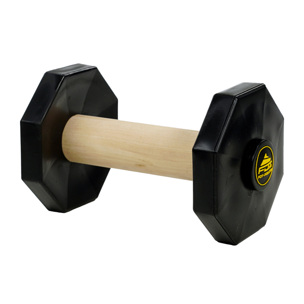 Quality dog dumbbell of dried wood