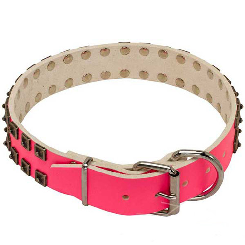 It has pink color that underlines feminity