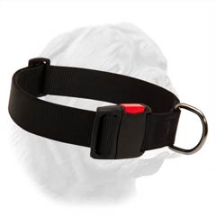 1 1/2 Inches Wide Nylon Collar with Quick Release Buckle for Dogue de Bordeaux