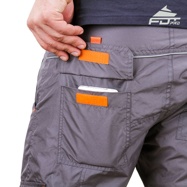 Comfy Design FDT Professional Pants with Handy Back Pockets for Dog Training