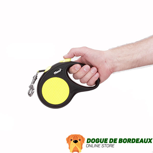 Retractable Lead with Durable Convenient Chrome Plated Snap Hook