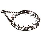 Strong Herm Sprenger Dogue de Bordeaux Pinch Prong Collar of Black Stainless Steel - 2.25 mm (1/11 inch)