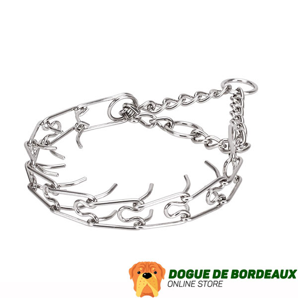 Durable O-ring for leash attachment on stainless steel pinch collar