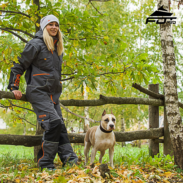 Convenient Side Pockets on Men and Women Design Pants for Active Dog Training