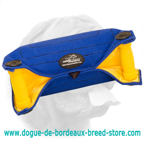 French Linen Dogue de Bordeaux Bite Builder for Puppies