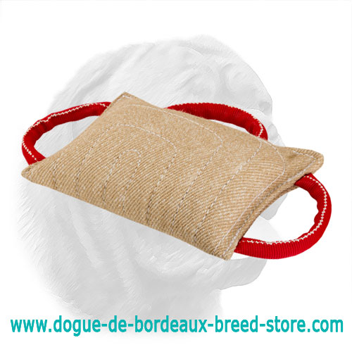 Dog Bite Pad Made of Jute with 3 Handles