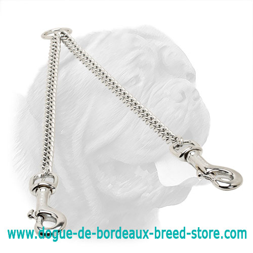 Splendid Chrome Plated Steel Coupler for Dogue de Bordeaux - 51984 075 02