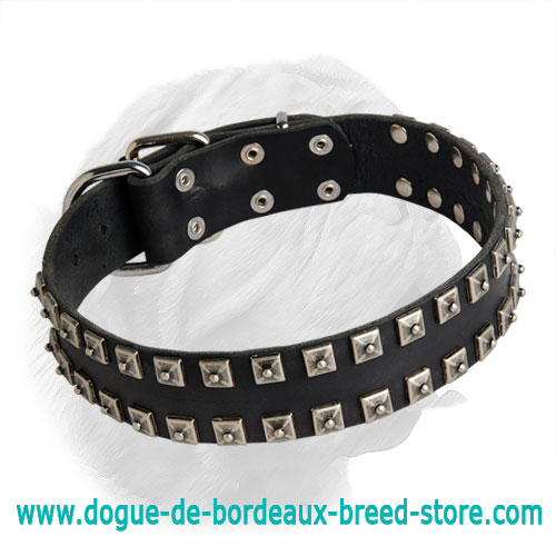 Fashionable Handcrafted Dogue de Bordeaux Collar - Click Image to Close