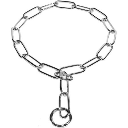 Dogue de Bordeaux Chromium Plated Fur Saver Collar - 51604 (02) 1/6 inch (4.00 mm)