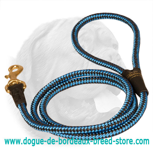Cord Nylon Dog Leash for Dogue de Bordeaux