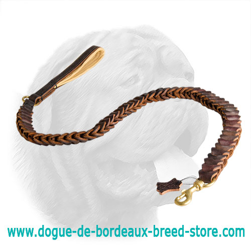 Anti-Pulling Handcrafted Dogue de Bordeaux Leash