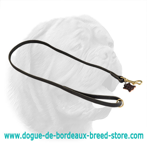 Handcrafted Classy Leather Dogue de Bordeaux Leash