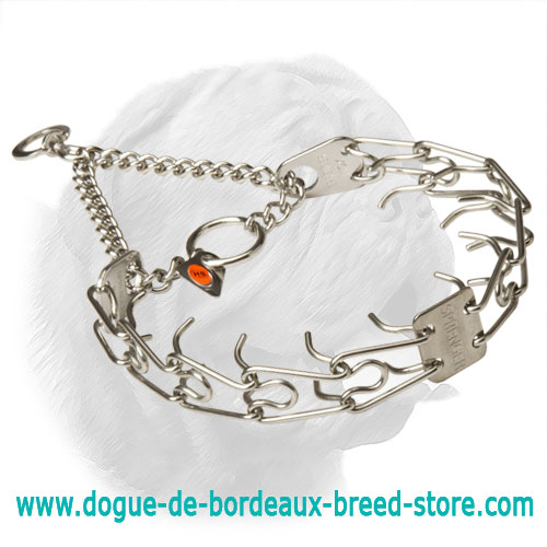 Original Dogue de Bordeaux Steel Pinch Prong Collar - 50135 010 (55) 1/11 inch (2.25 mm)