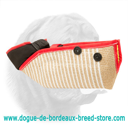 Short Jute Bite Protection Sleeve for Dogue de Bordeaux Training