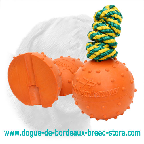 Dotted Surface Bite Rubber Ball for Dogue de Bordeaux - Large